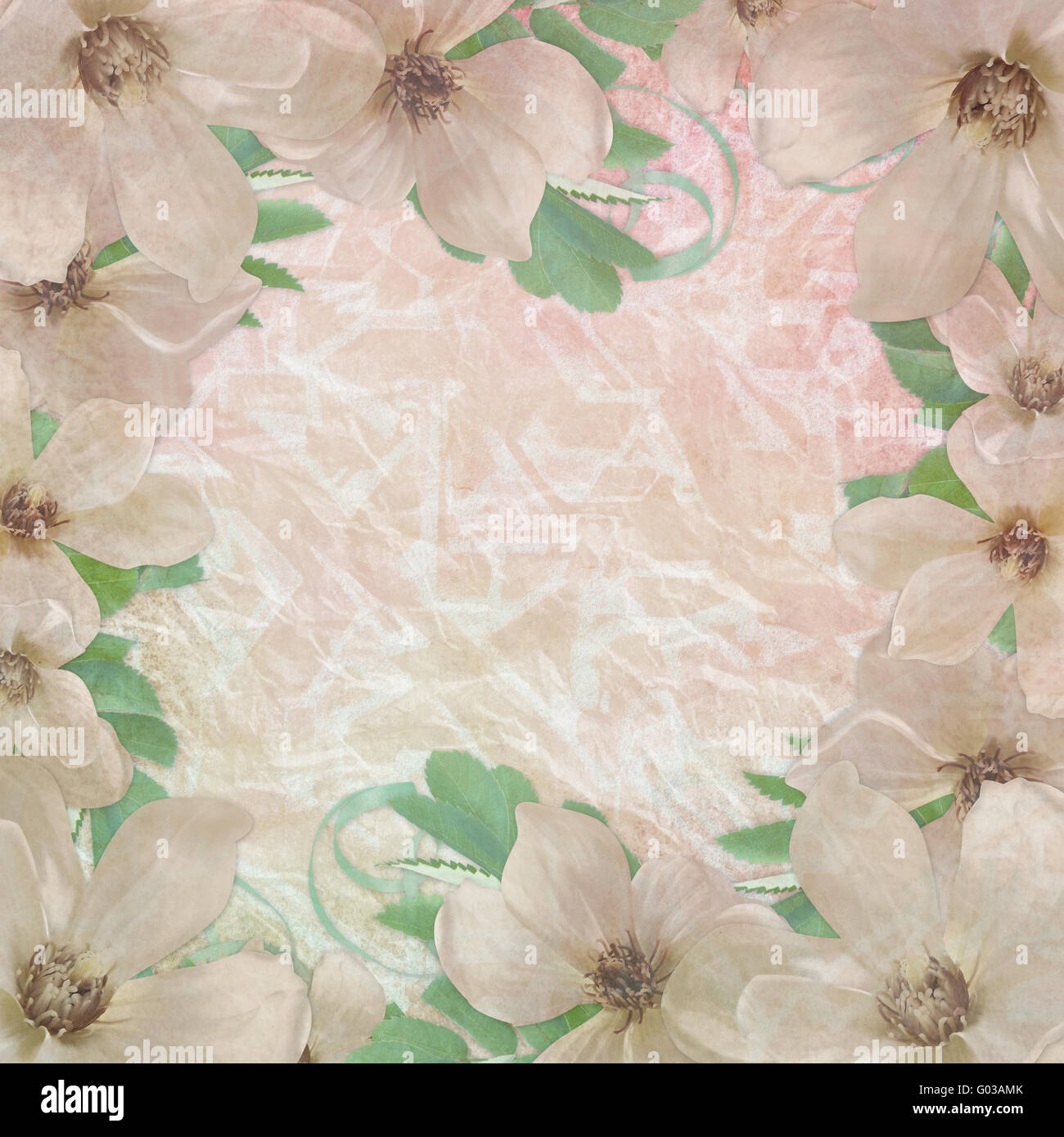 Summer background with flowers Stock Photo - Alamy