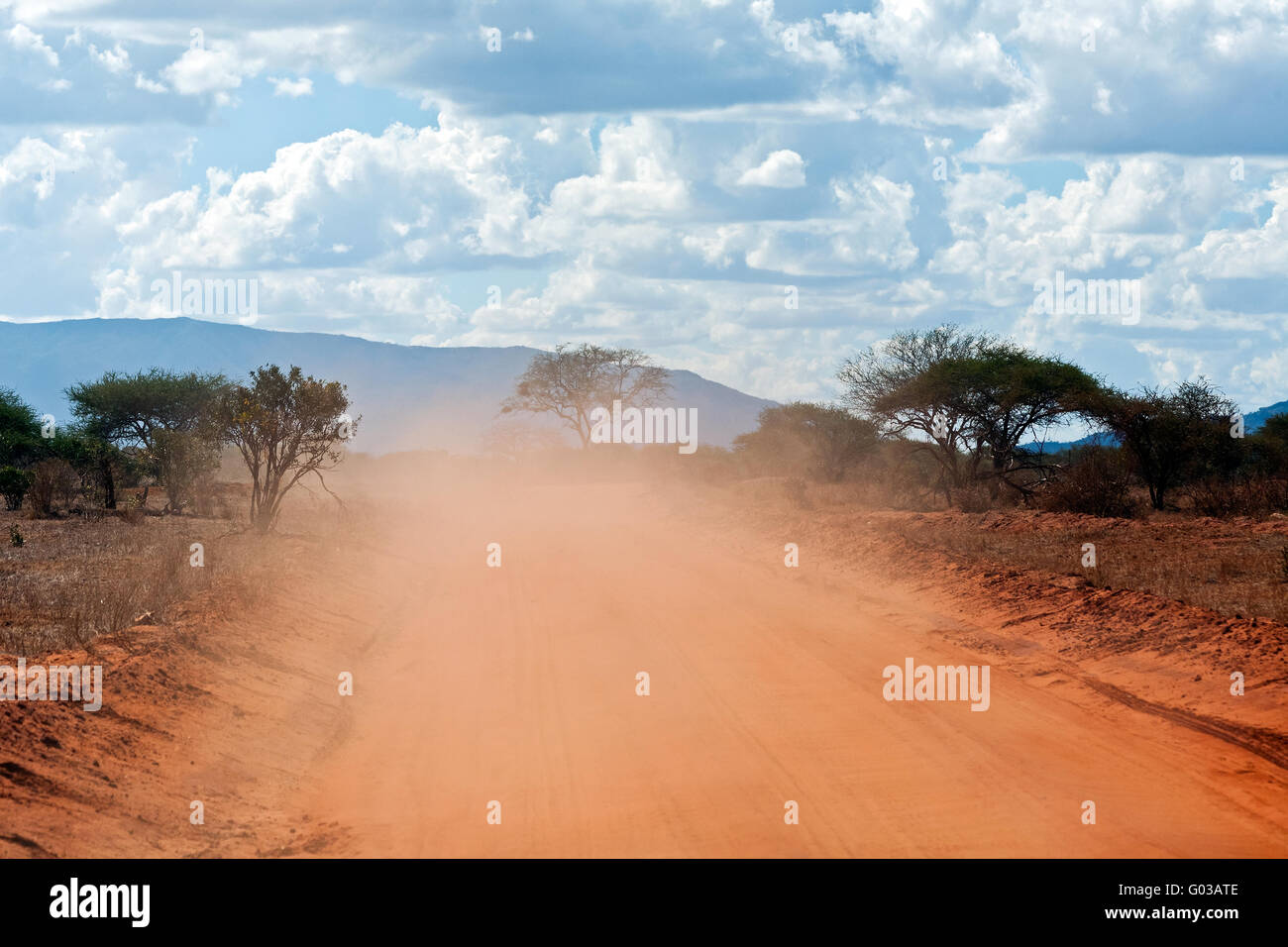 Road in east-africa Stock Photo