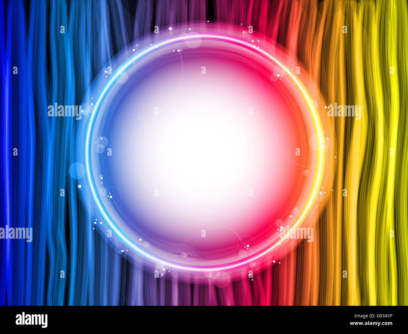 Rainbow circle border frame brush hi-res stock photography and images ...