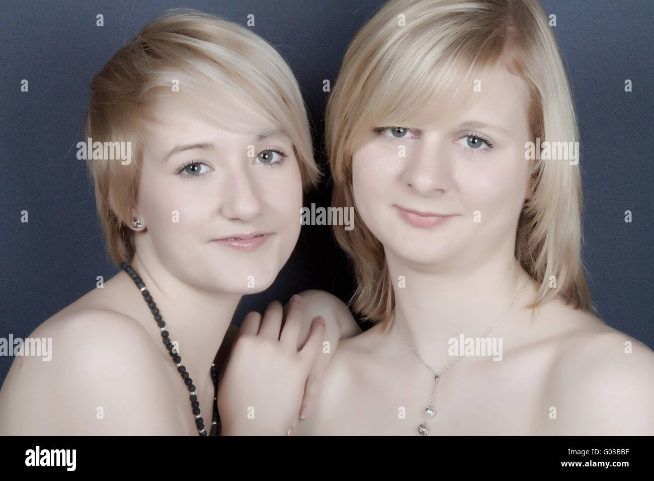 Two Girls Stock Photo