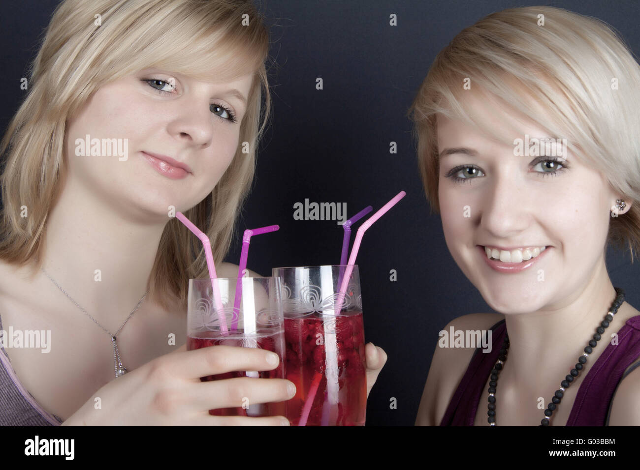 Two Girls Stock Photo
