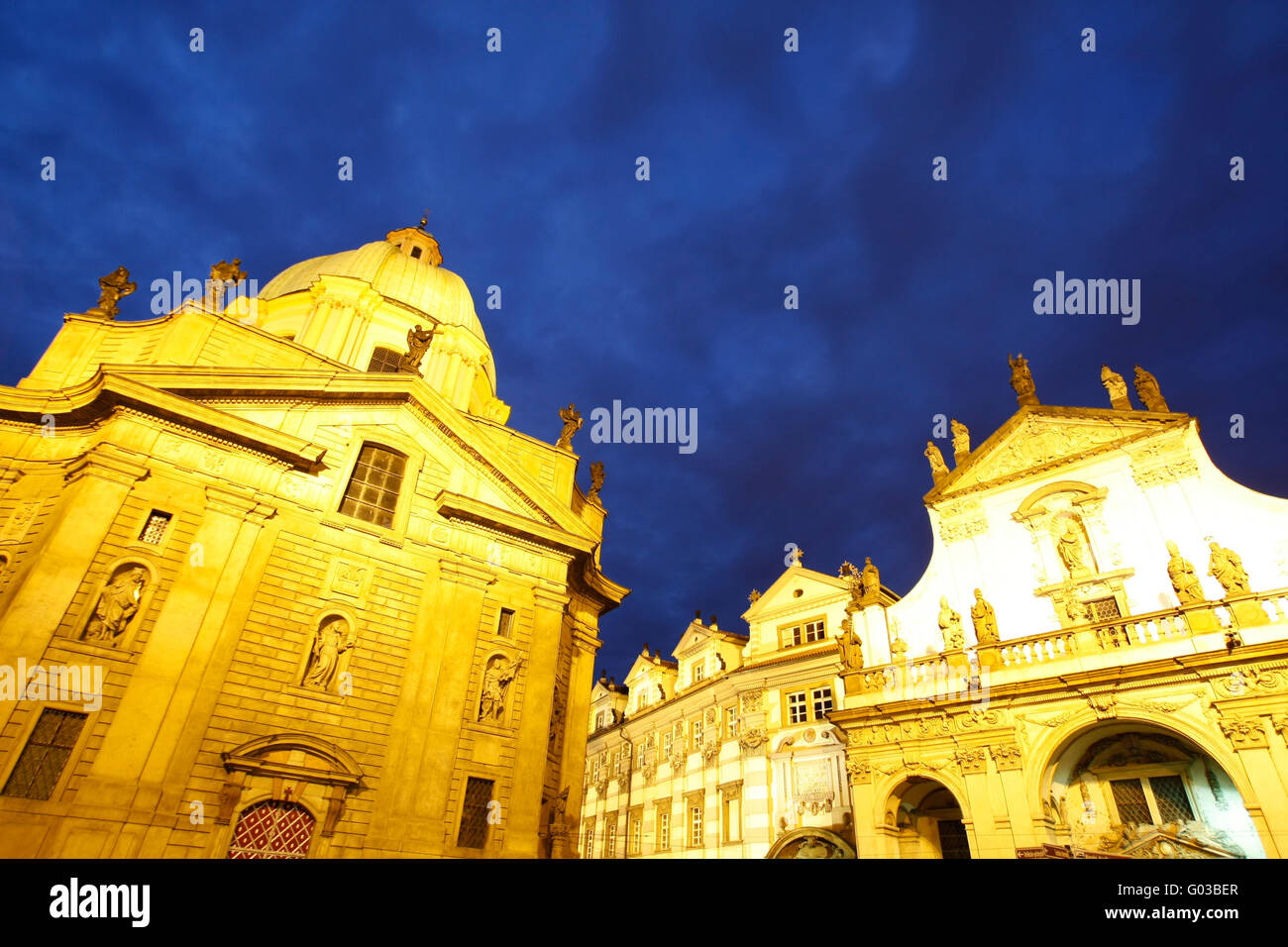 Church of St Salvator, Prague Stock Photo - Alamy