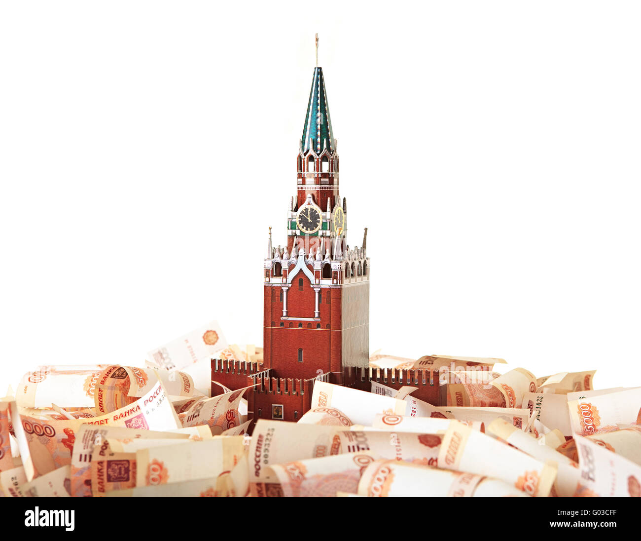Paper Modeling 72 Moscow Kremlin Vodovzvodnaya and Blagoveshenskaya Towers 1/250 
