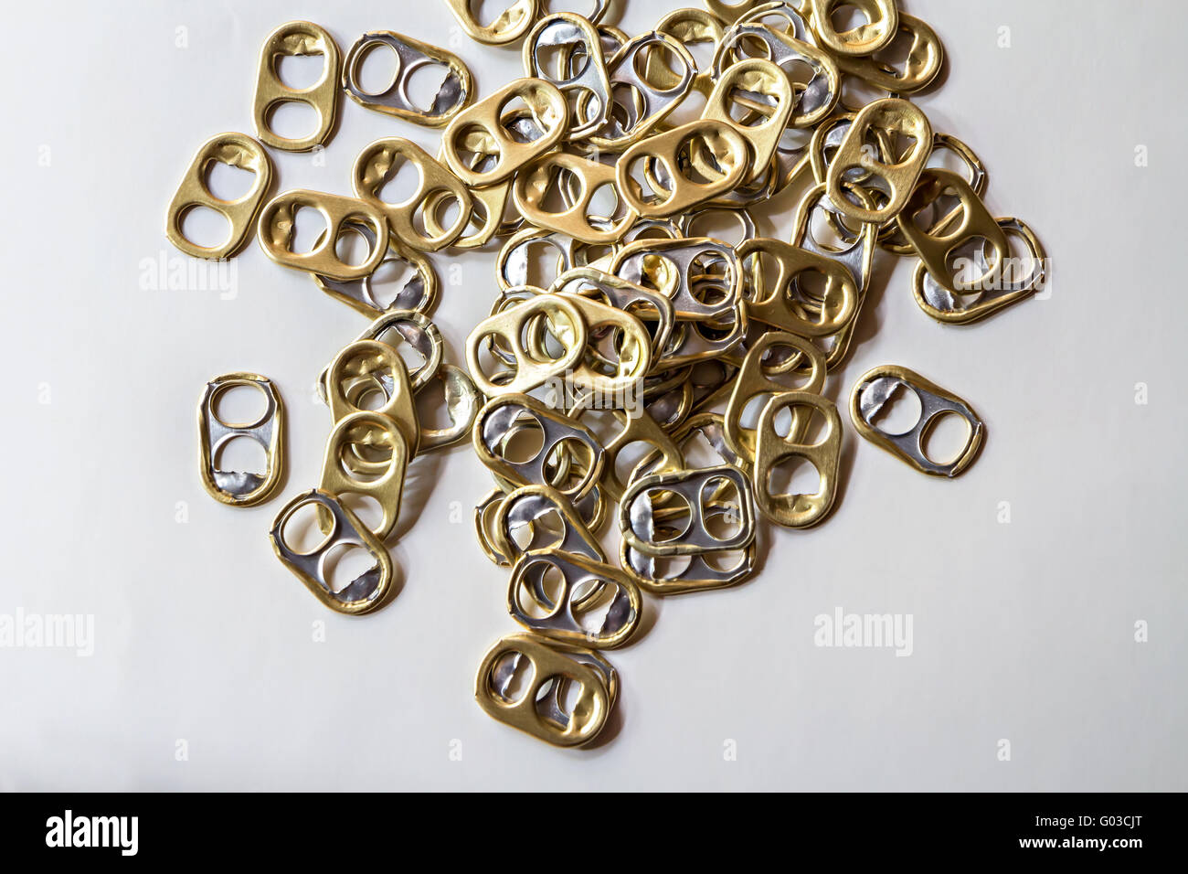 Ring pull for recycle Stock Photo Alamy