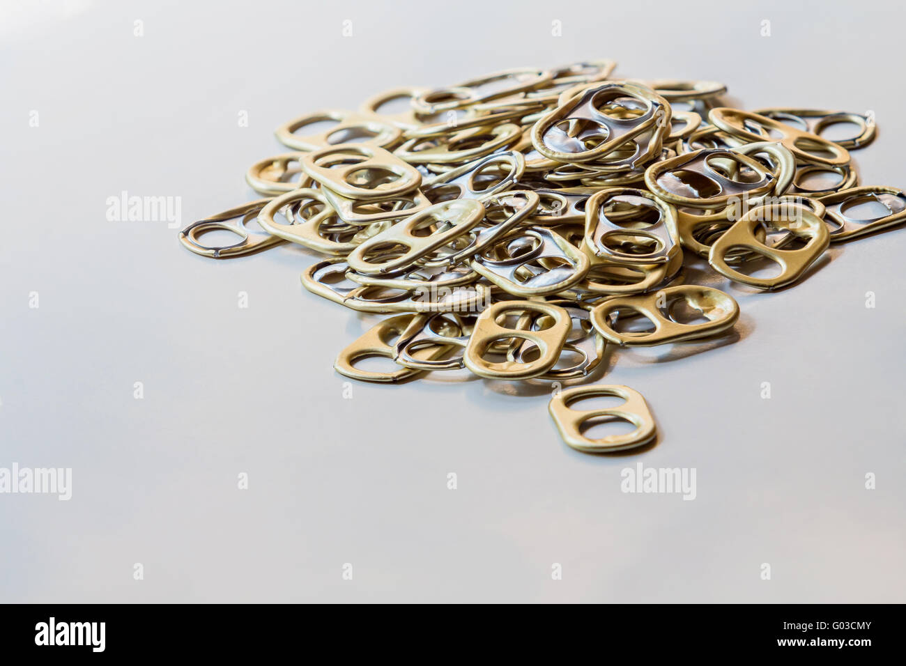 Ring pull for recycle Stock Photo Alamy