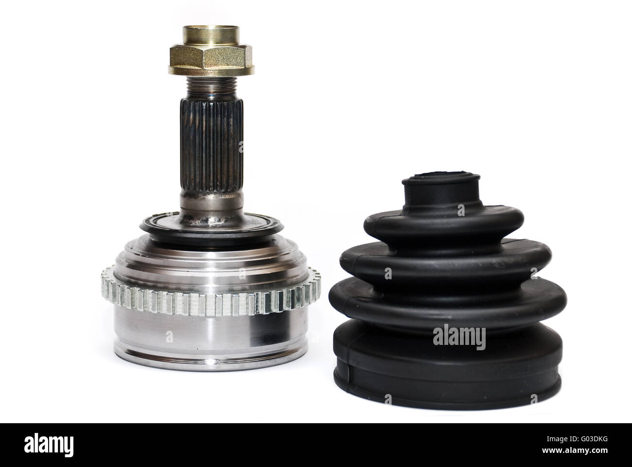 CV Joints. Constant Velocity Joints. Part wheel of the car Stock Photo