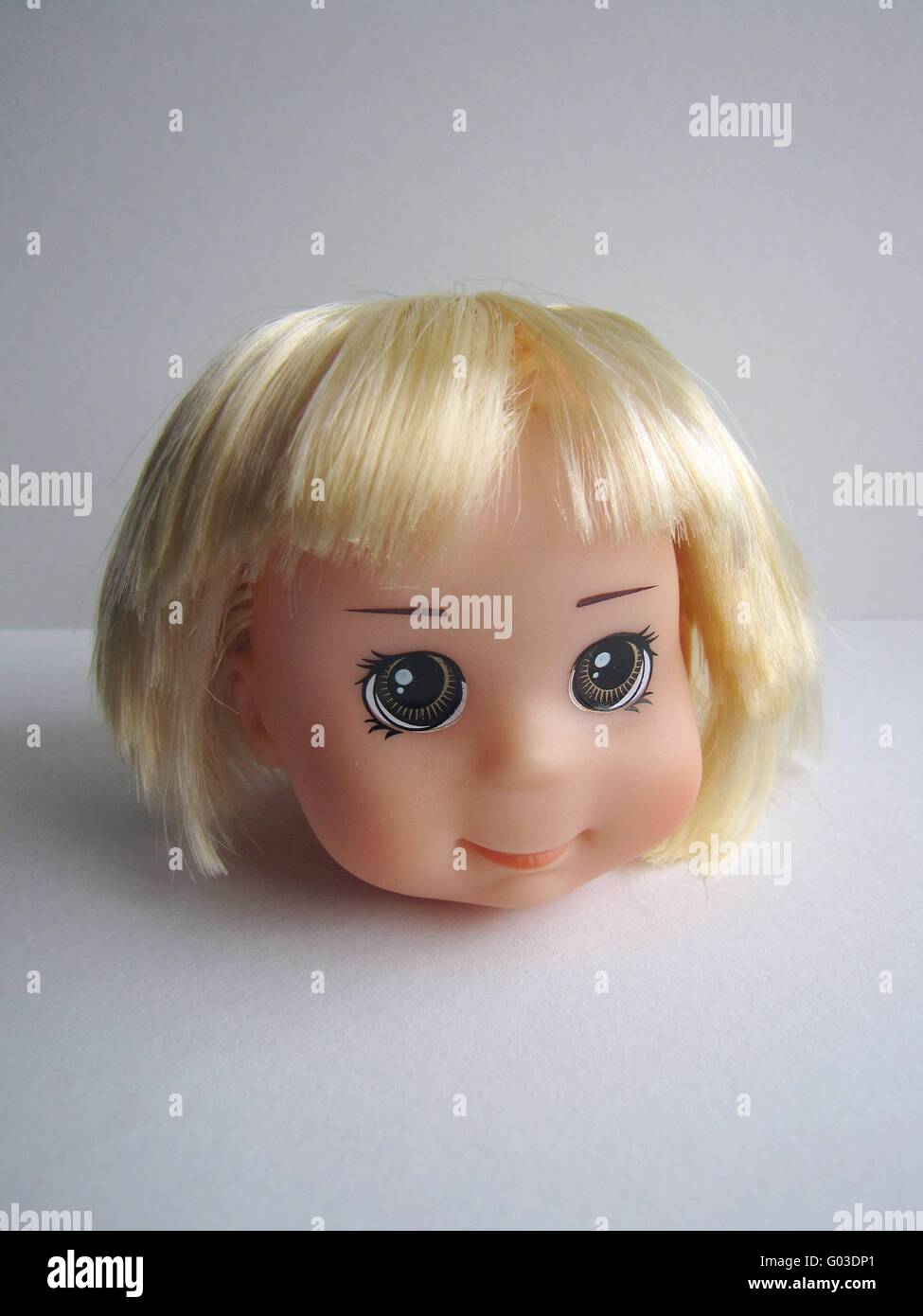 Doll head Stock Photo