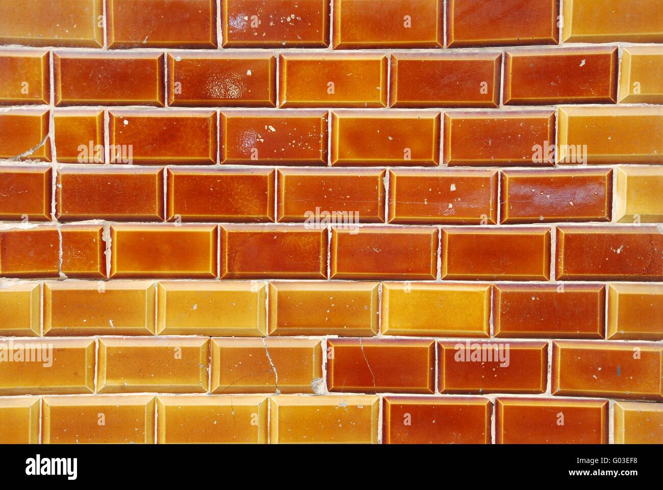 wall background with orange and brown mosaics Stock Photo - Alamy