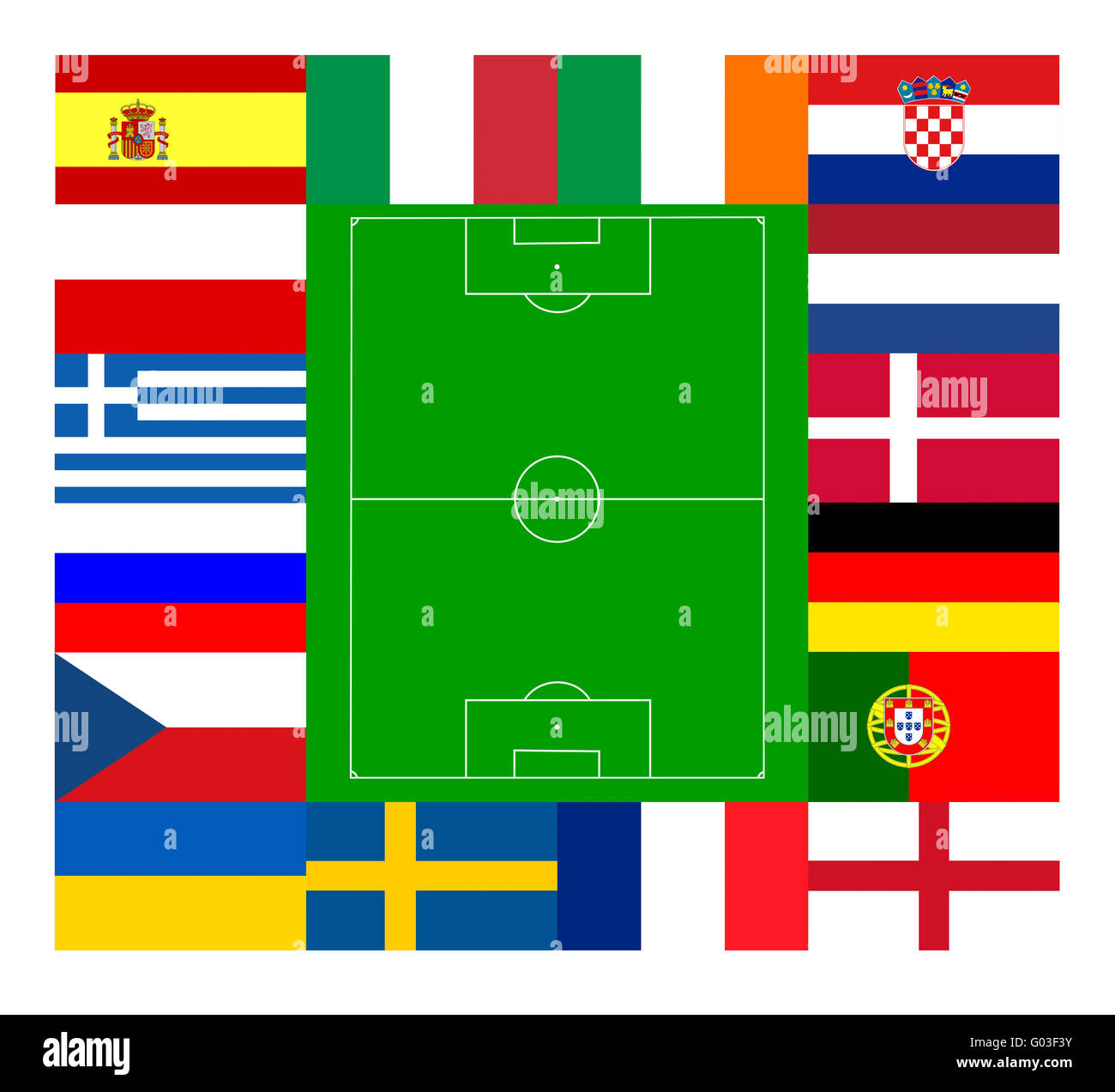 European football championship 2012 Stock Photo