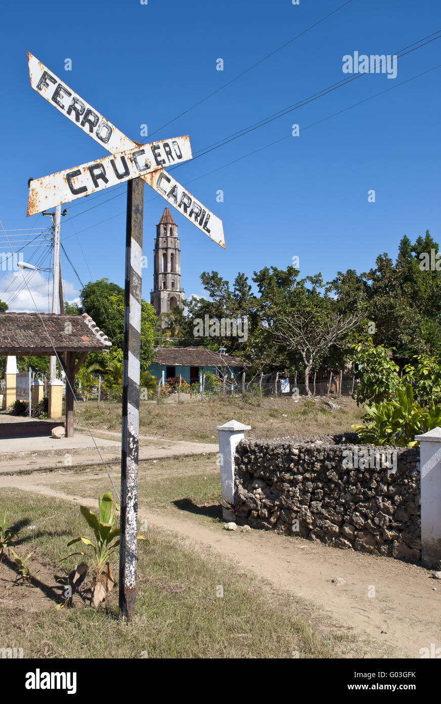 level crossing Stock Photo