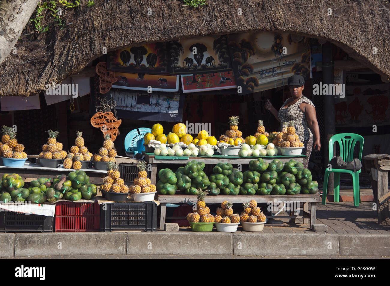 Fruit stand Stock Photo