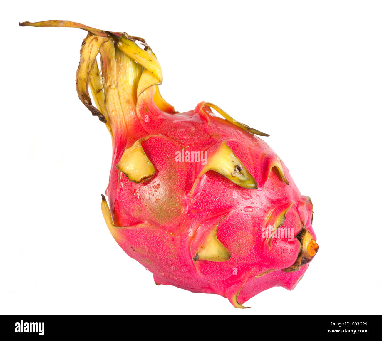 Pitaya, dragon fruit isolated on white background Stock Photo