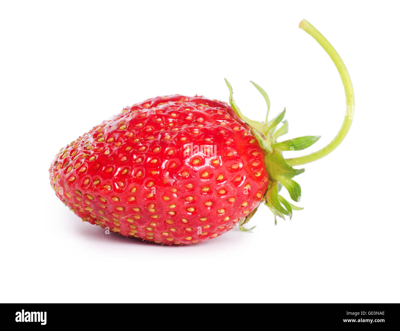 The fresh strawberry isolated on white background Stock Photo - Alamy