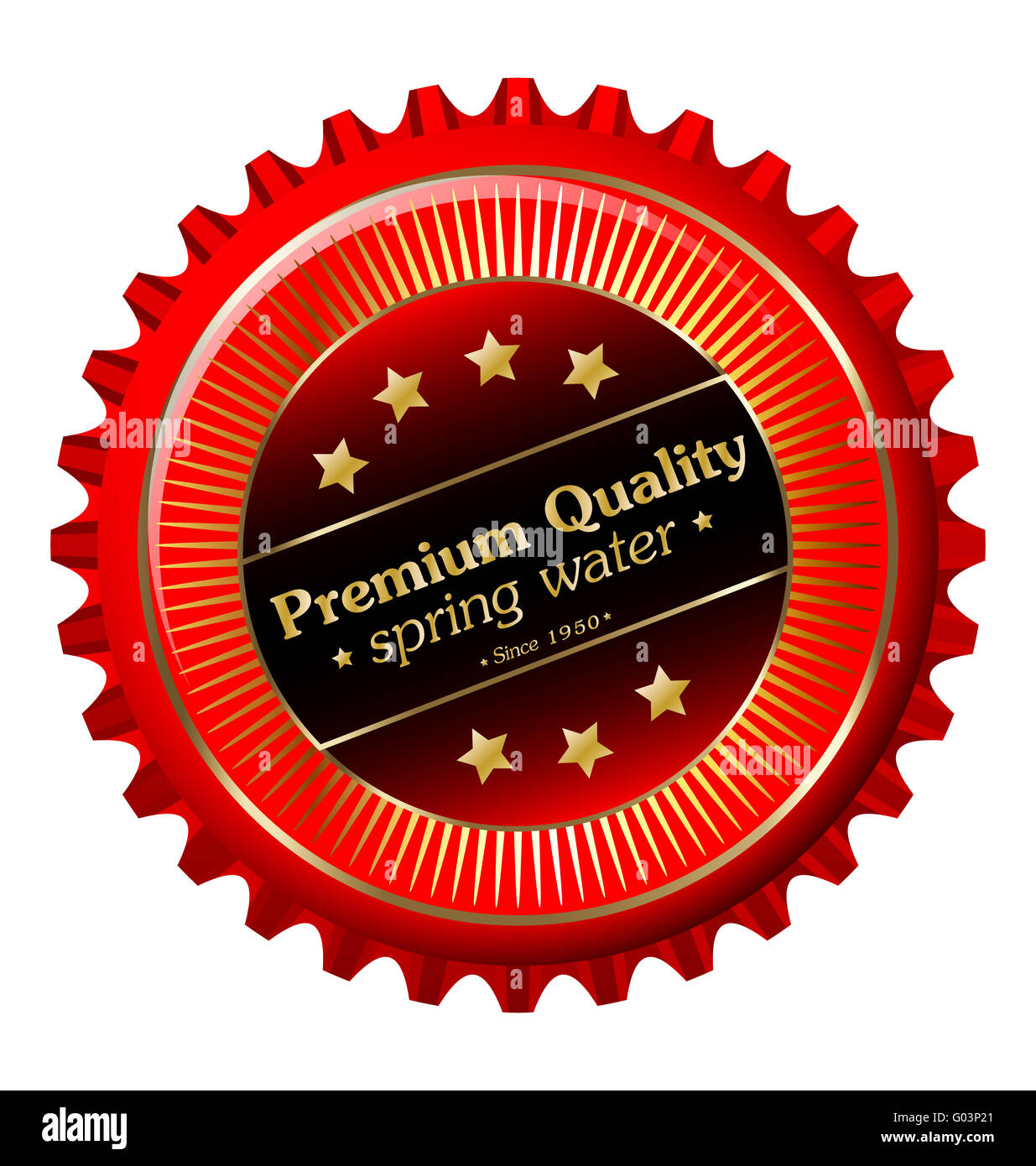 Bottle cap design Stock Photo Alamy