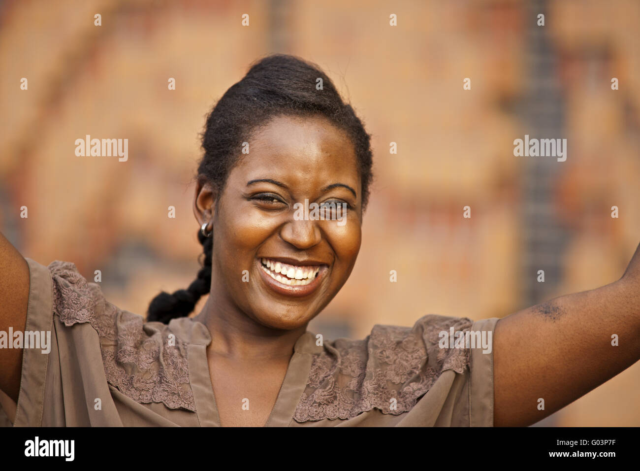 Young african woman Stock Photo