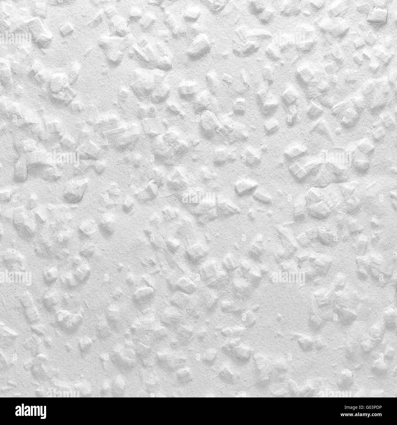 White ingrain wallpaper Stock Photo