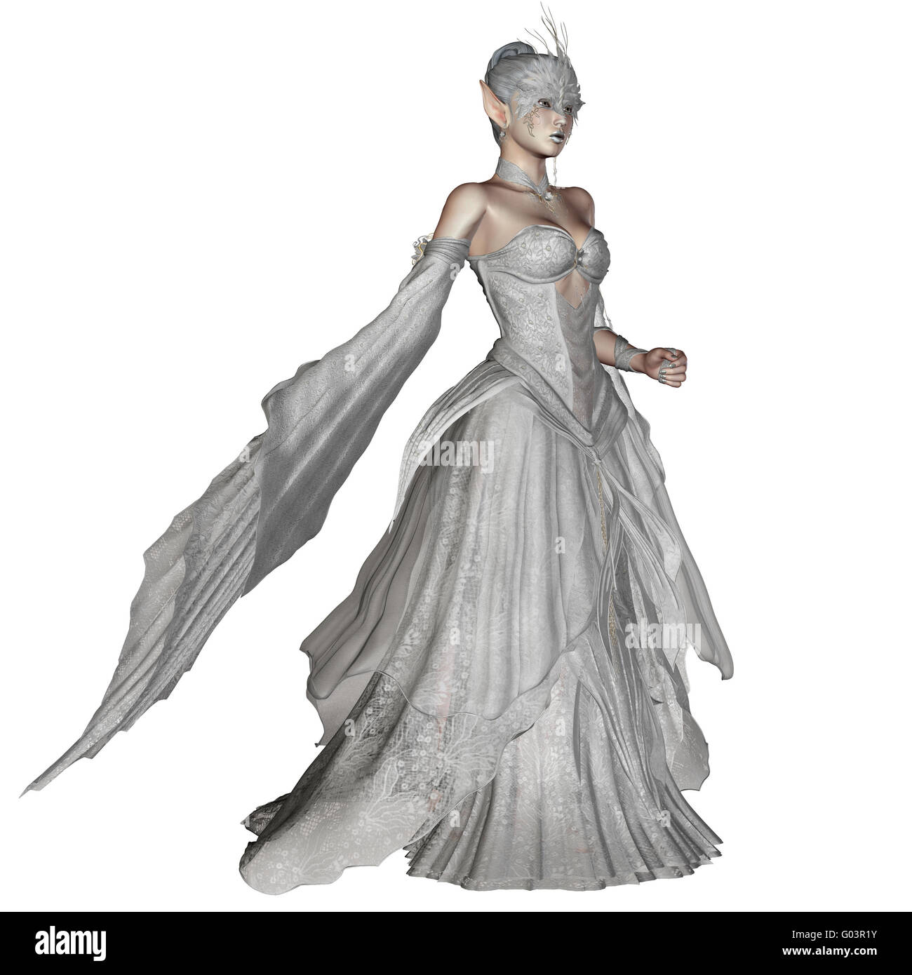 a beautiful ice princess Stock Photo - Alamy