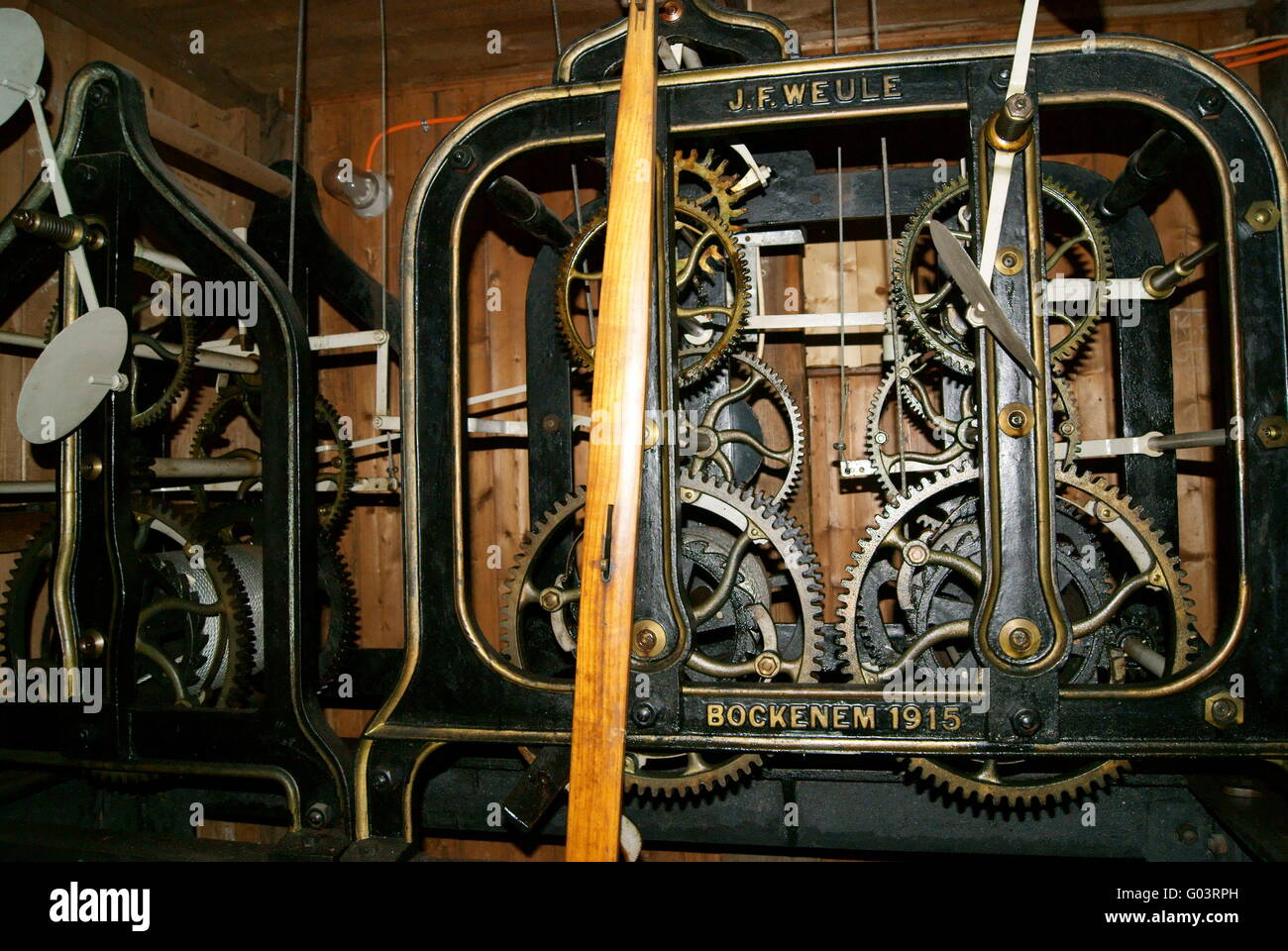 The Clock Unit Stock Photo Alamy