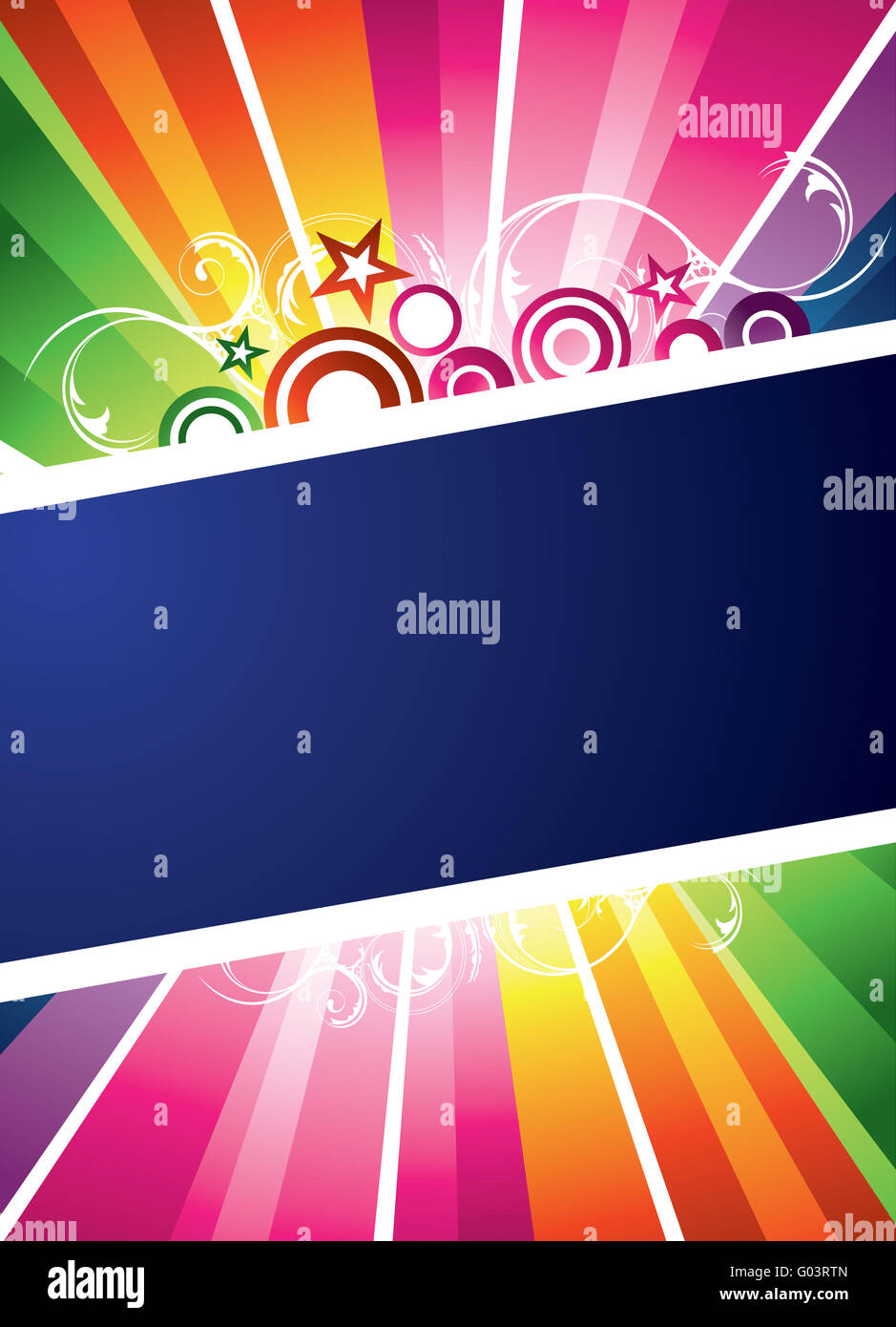 Colorful rays pattern hi-res stock photography and images - Alamy