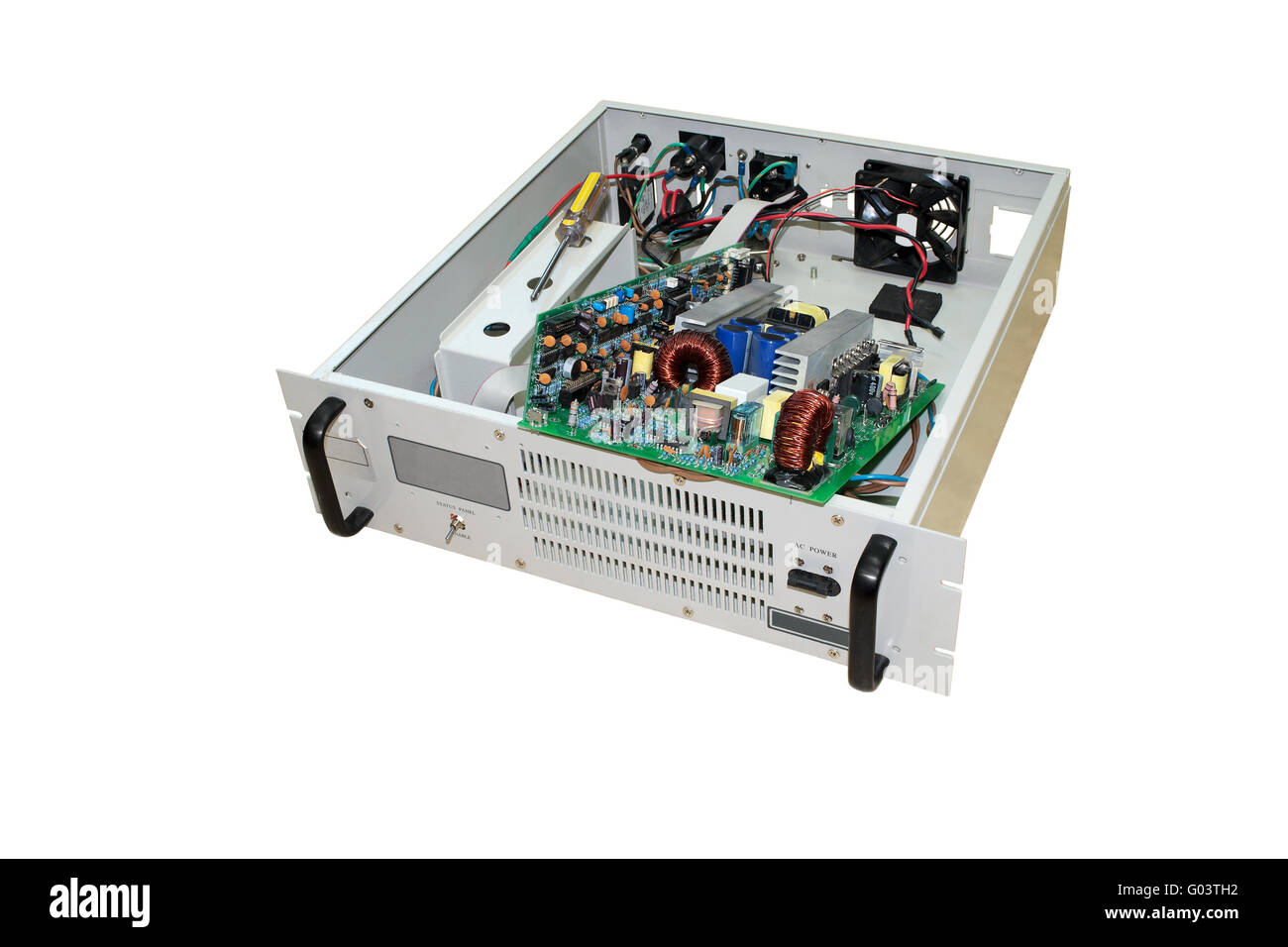 Broken power supply Stock Photo Alamy