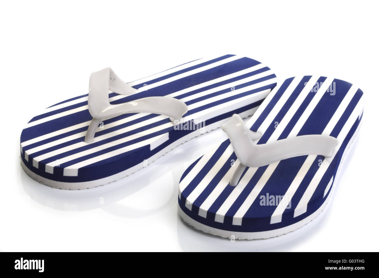 flip flops isolated on white Stock Photo - Alamy