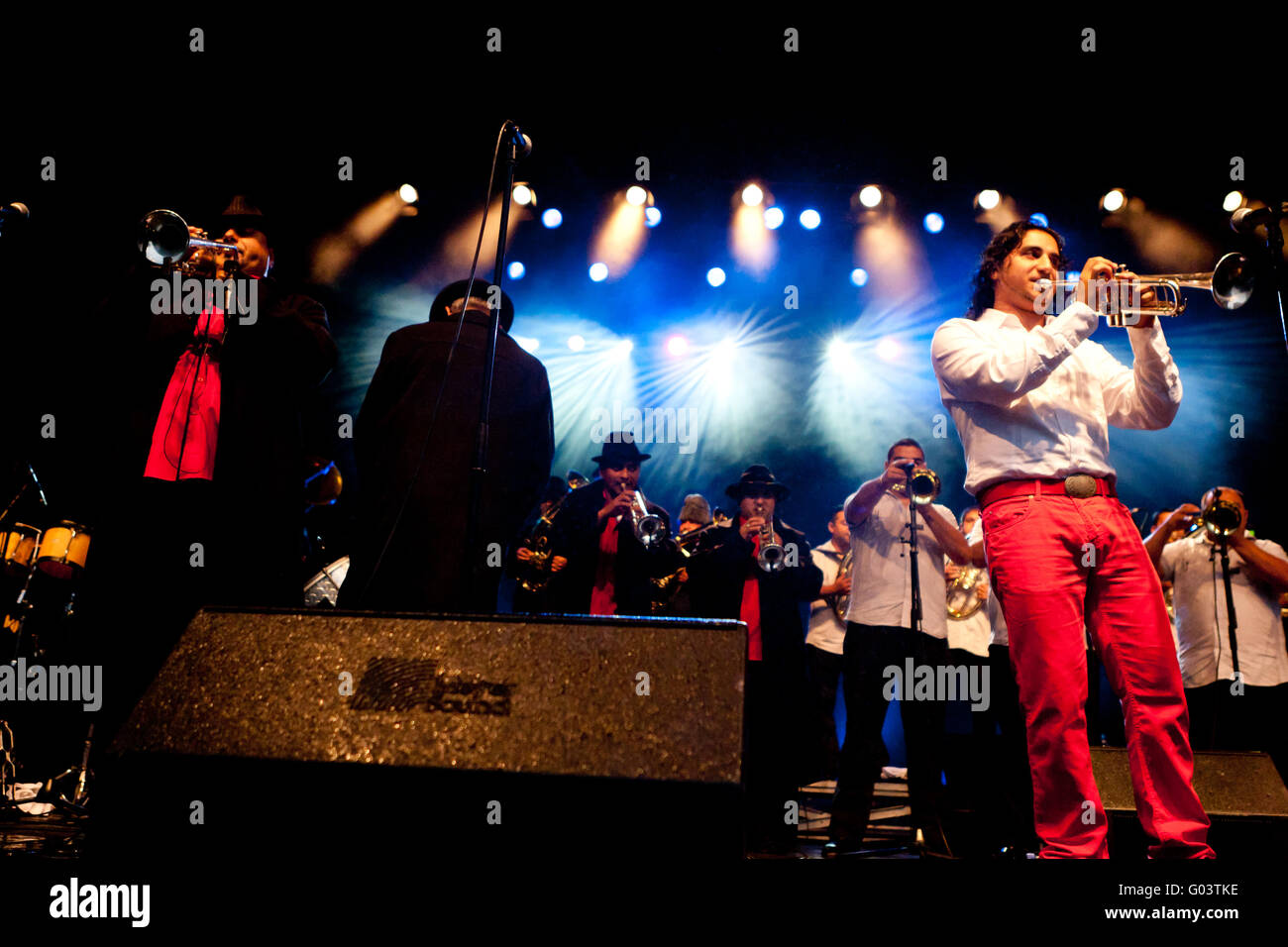 Balkan Brass Battle Stock Photo Alamy