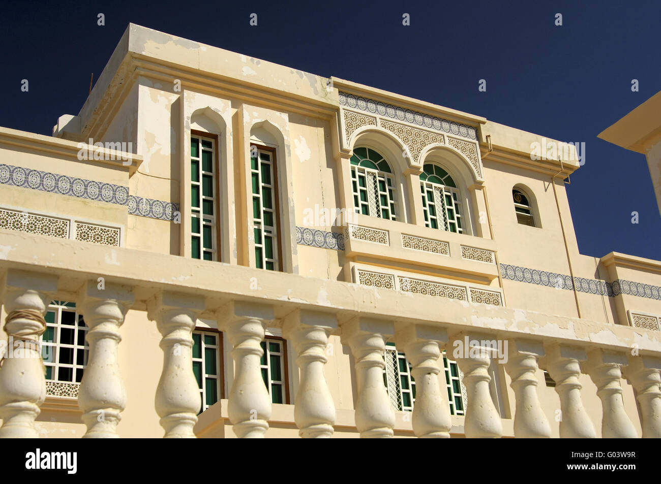 contemporary residential house in the Arab style Stock Photo Alamy