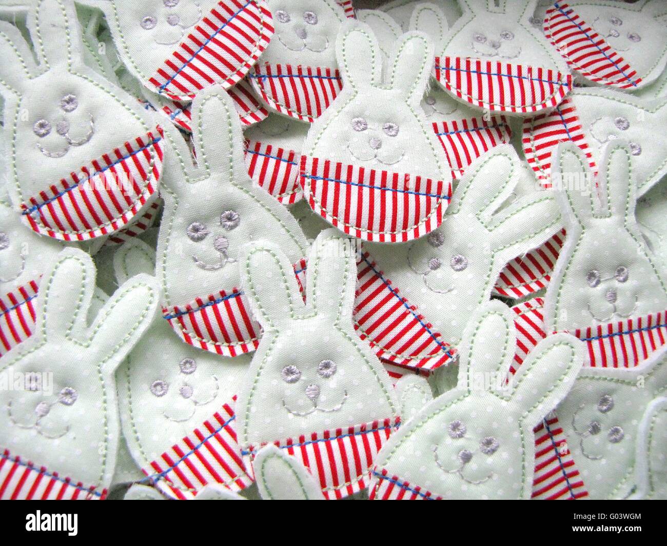 Easter bunnies Stock Photo