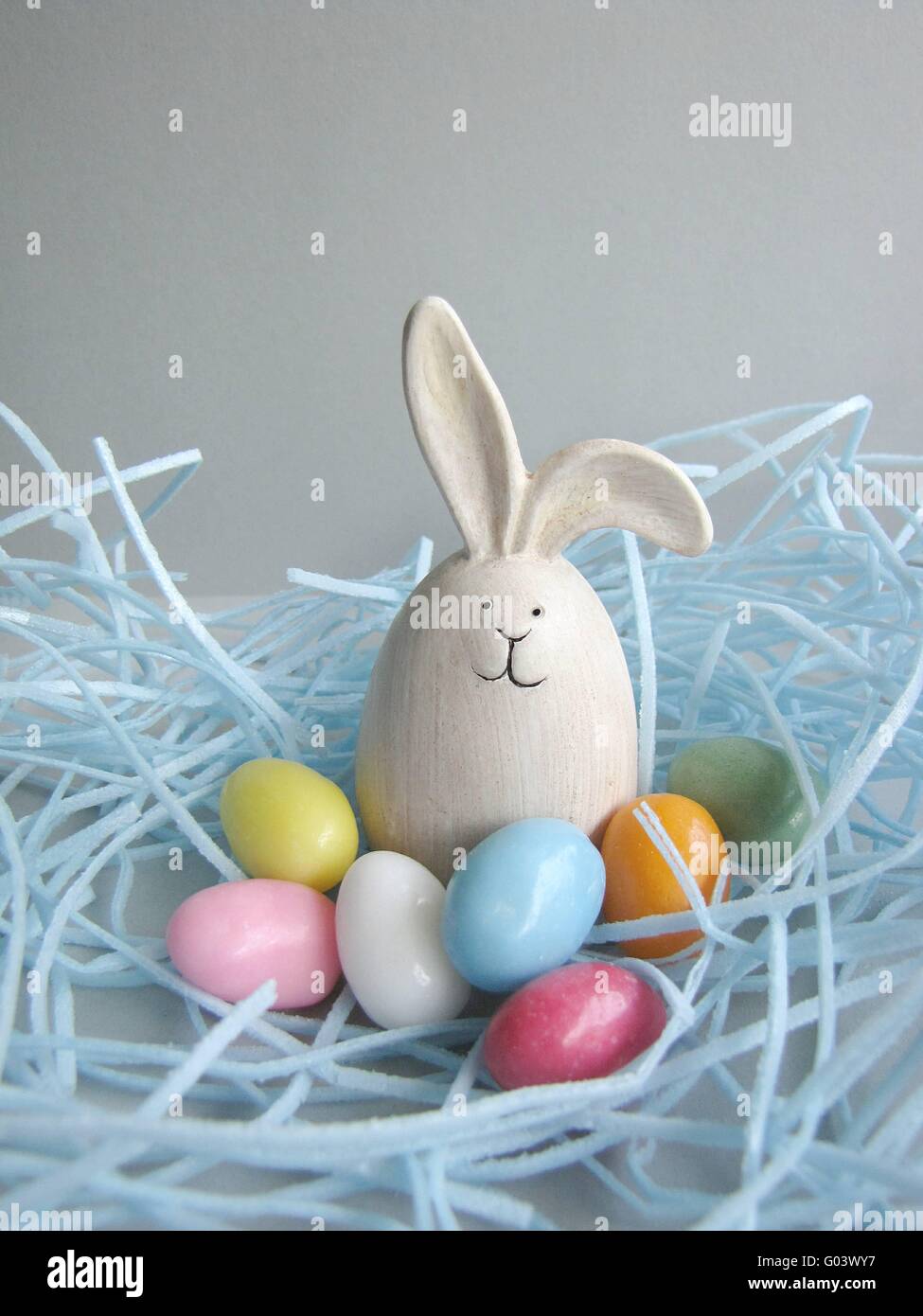 Easter basket Stock Photo