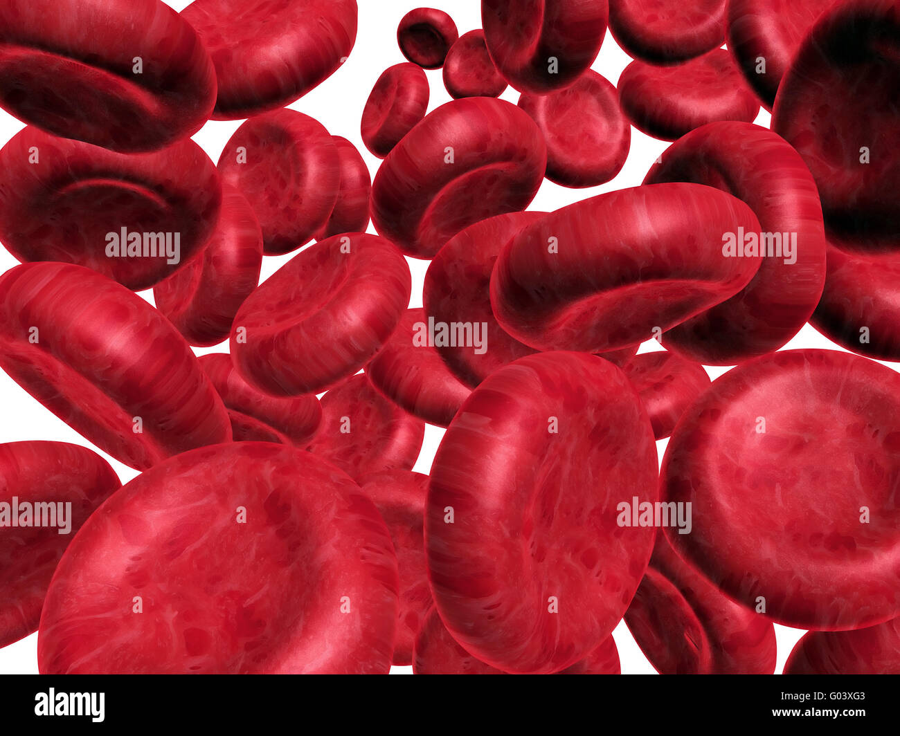 Blood cells. Stock Photo