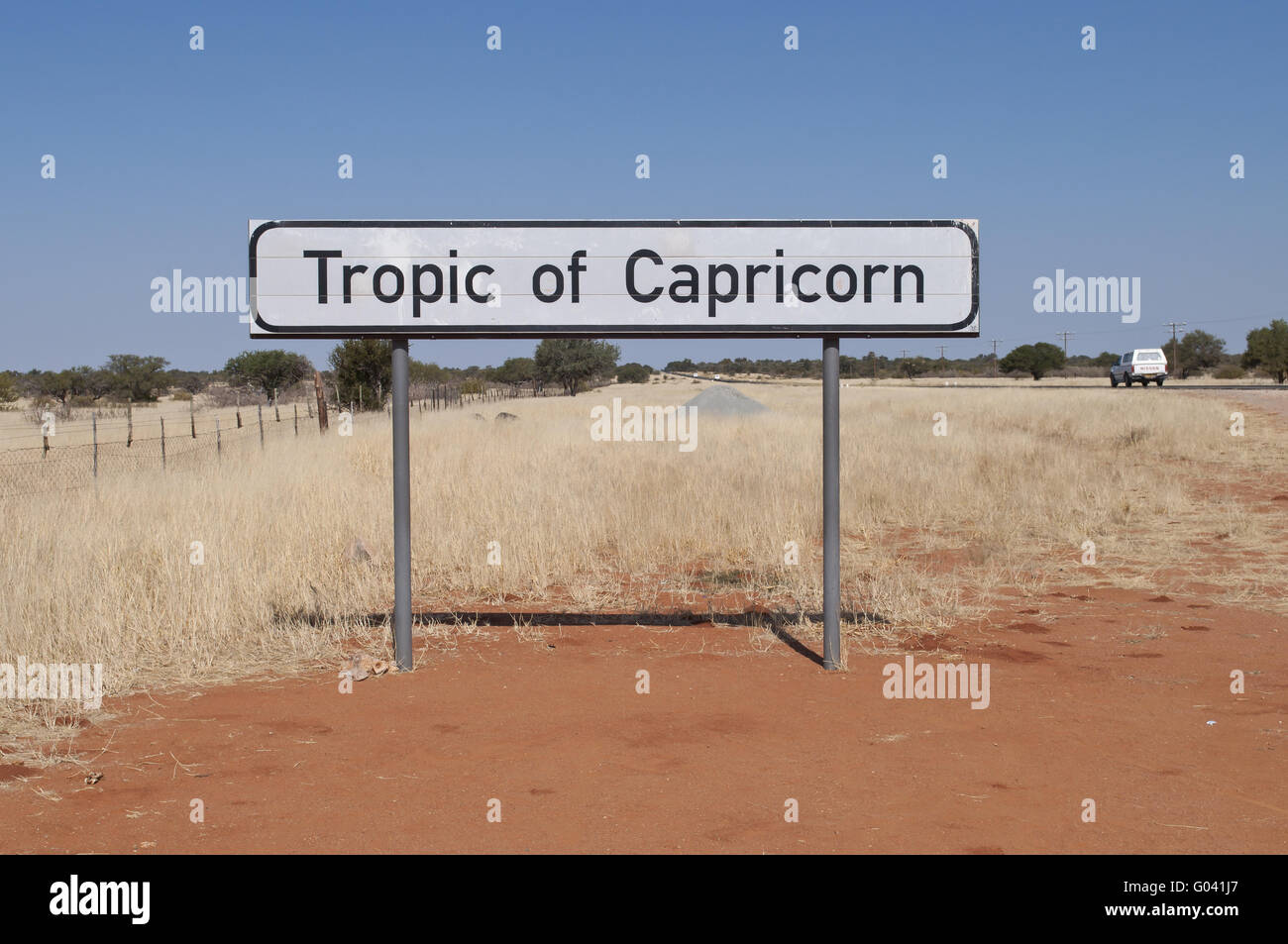 tropic of capricorn Stock Photo