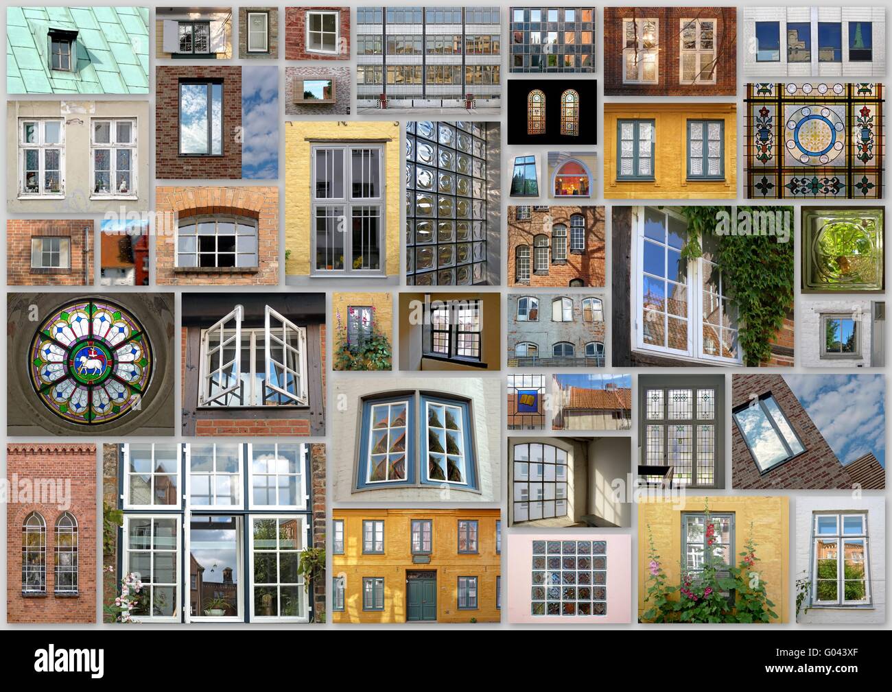 windows collection Stock Photo