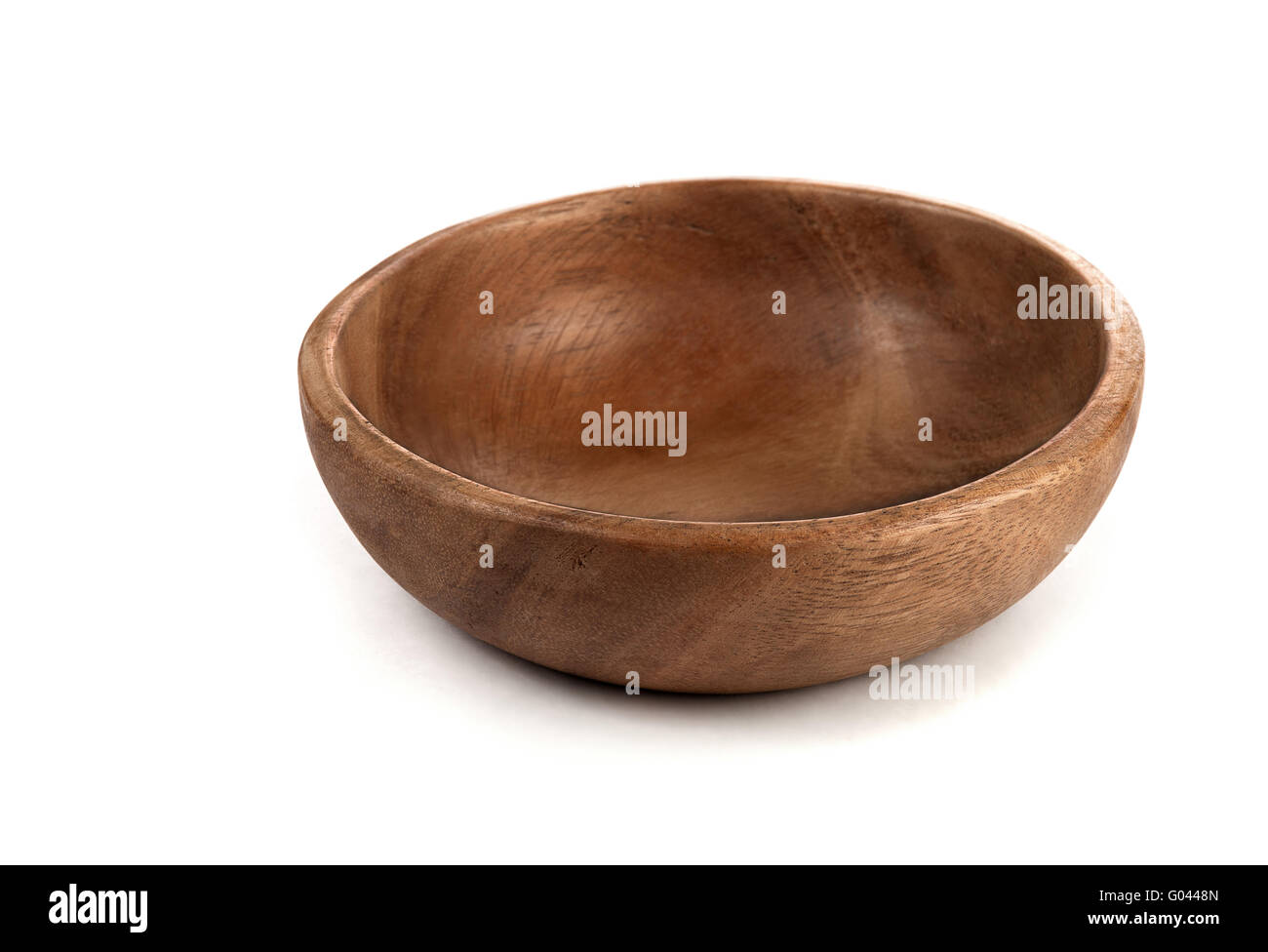 empty wooden salad bowl Stock Photo Alamy