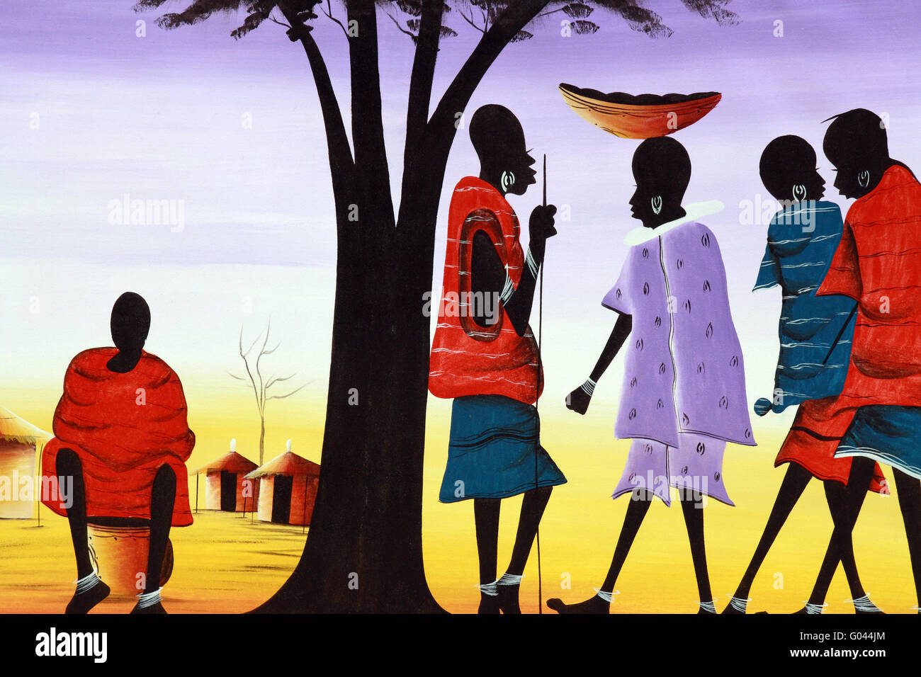 African oil painter hi-res stock photography and images - Alamy