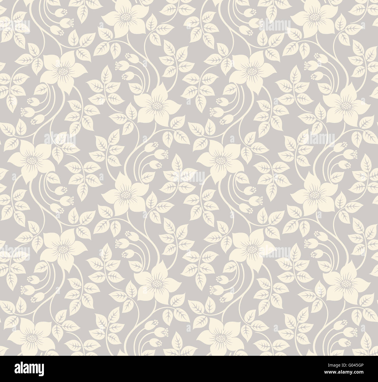 Seamless floral background Stock Photo - Alamy
