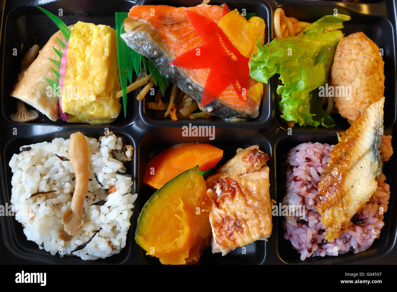 traditional Japanese lunch box, called o-bento Stock Photo - Alamy