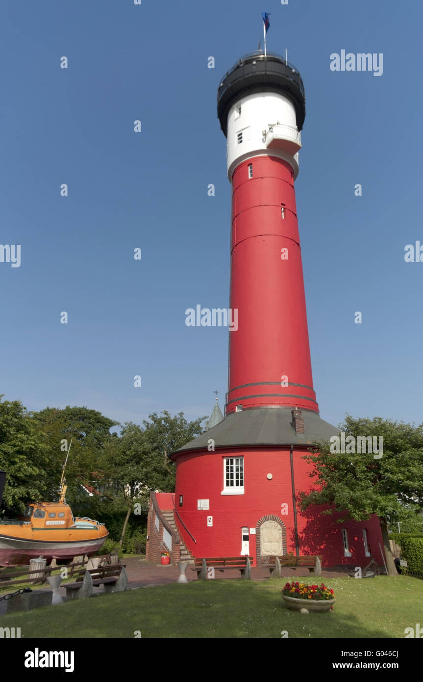 fomer lighthouse of Wangerooge Stock Photo