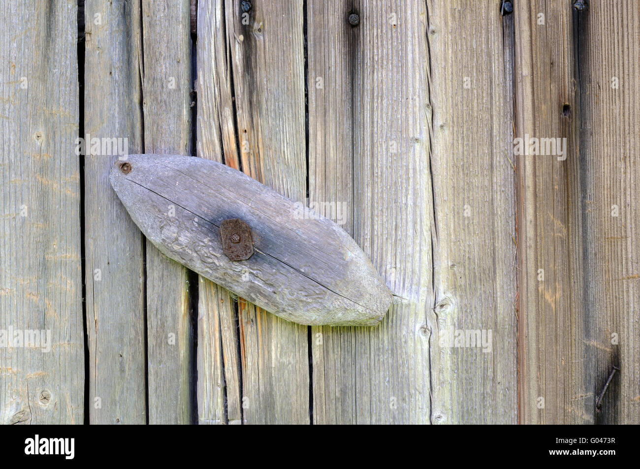Wooden Barn Latch Stock Photo Alamy