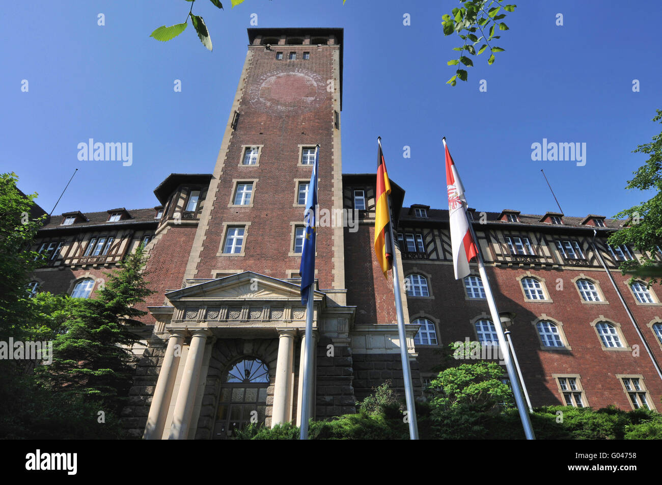 Former Landtag of Brandenburg, Brauhausberg, Potsdam, Brandenburg, Germany Stock Photo