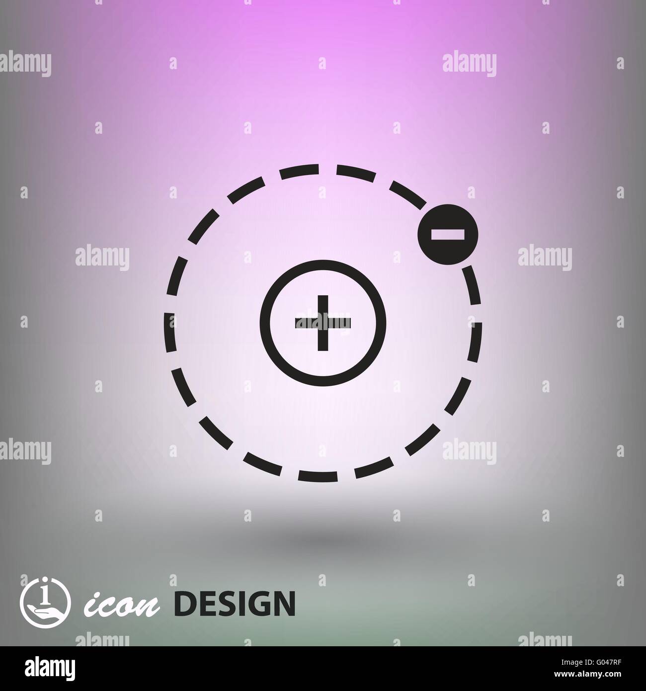 Pictograph of atom Stock Vector Image & Art - Alamy