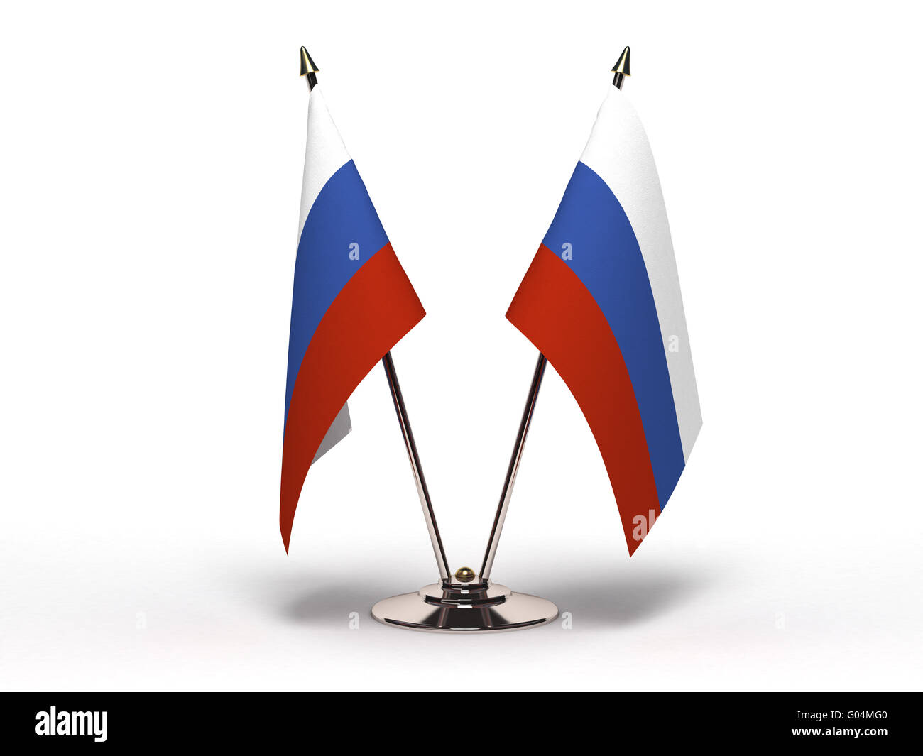Miniature Flag of Russia (Isolated Stock Photo - Alamy