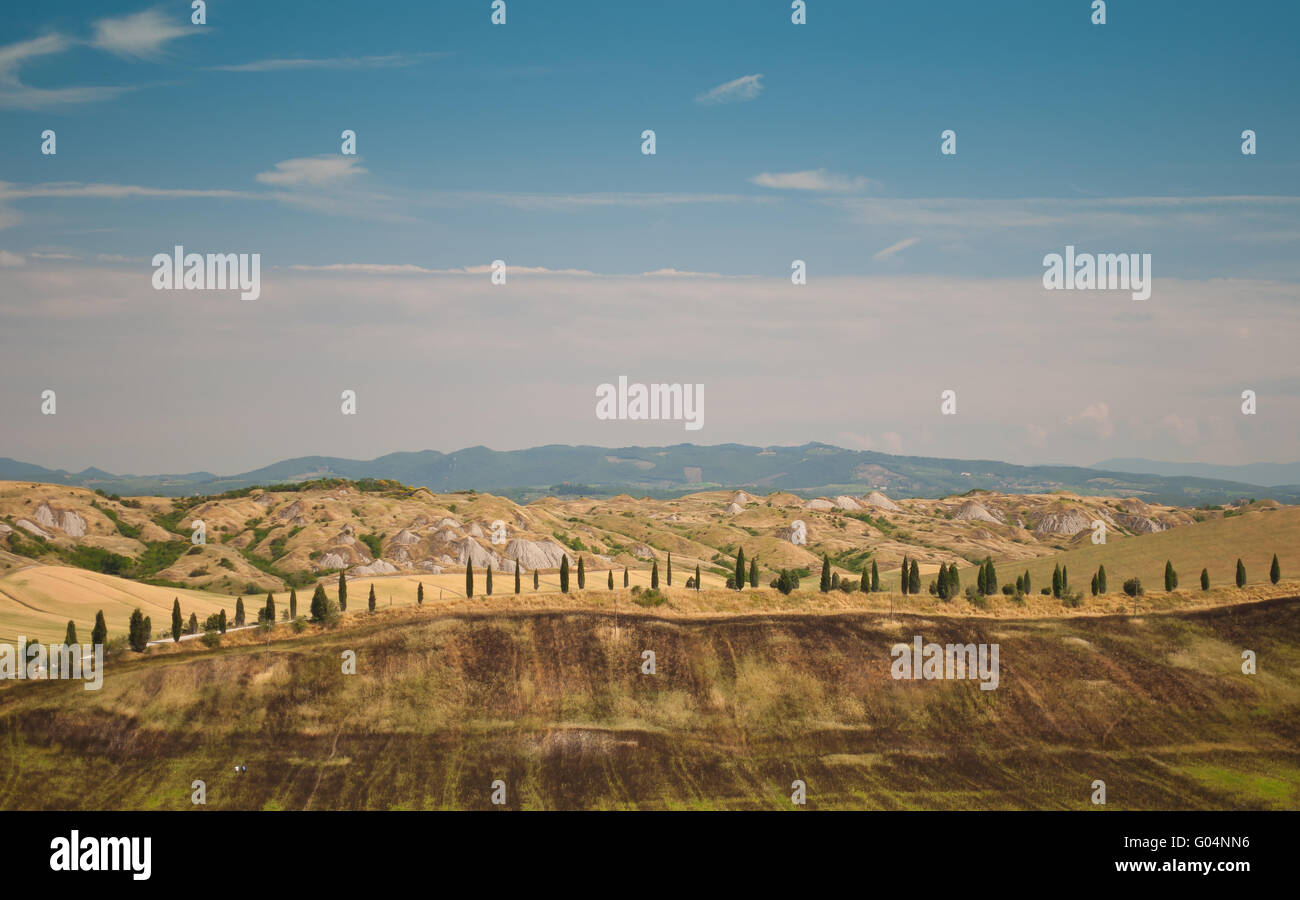 tuscany landscape Stock Photo