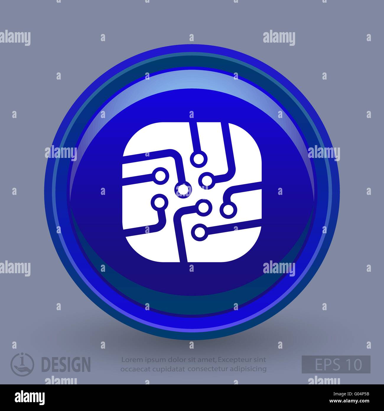 Circuit gadget vector graphic Stock Vector Images - Alamy