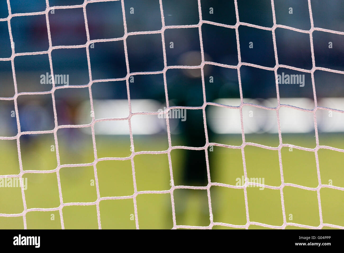 Football soccer goal net Stock Photo Alamy