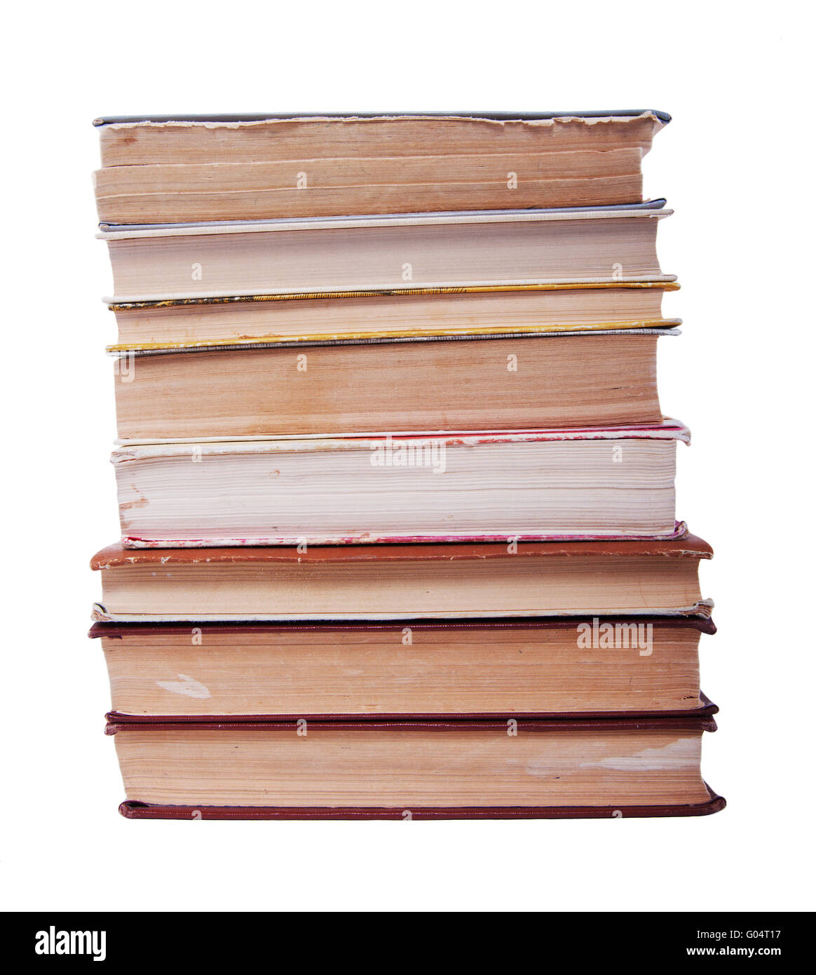 stack of old books Stock Photo Alamy