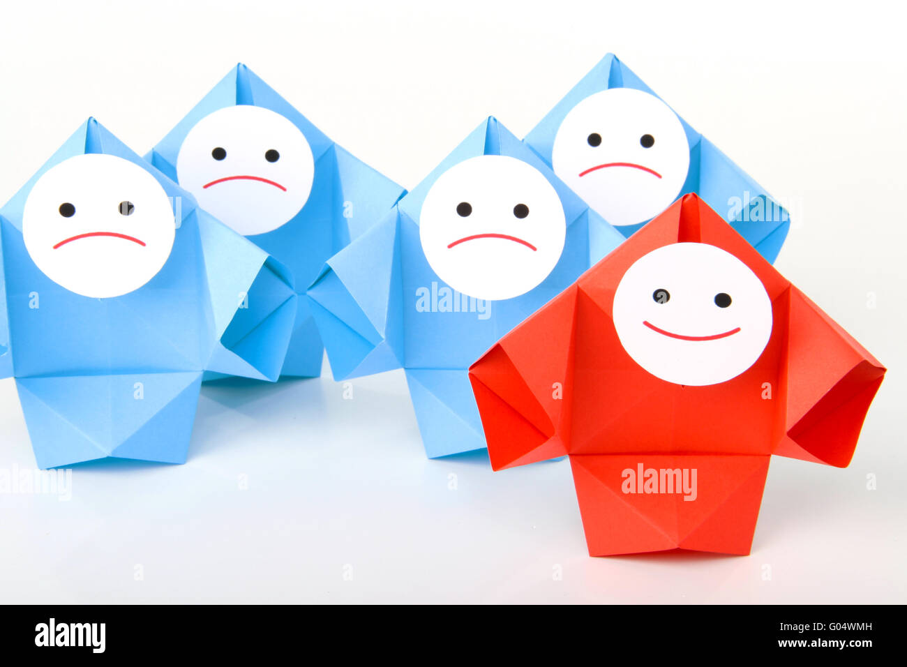 Conceptual image of teamwork / social interaction Stock Photo
