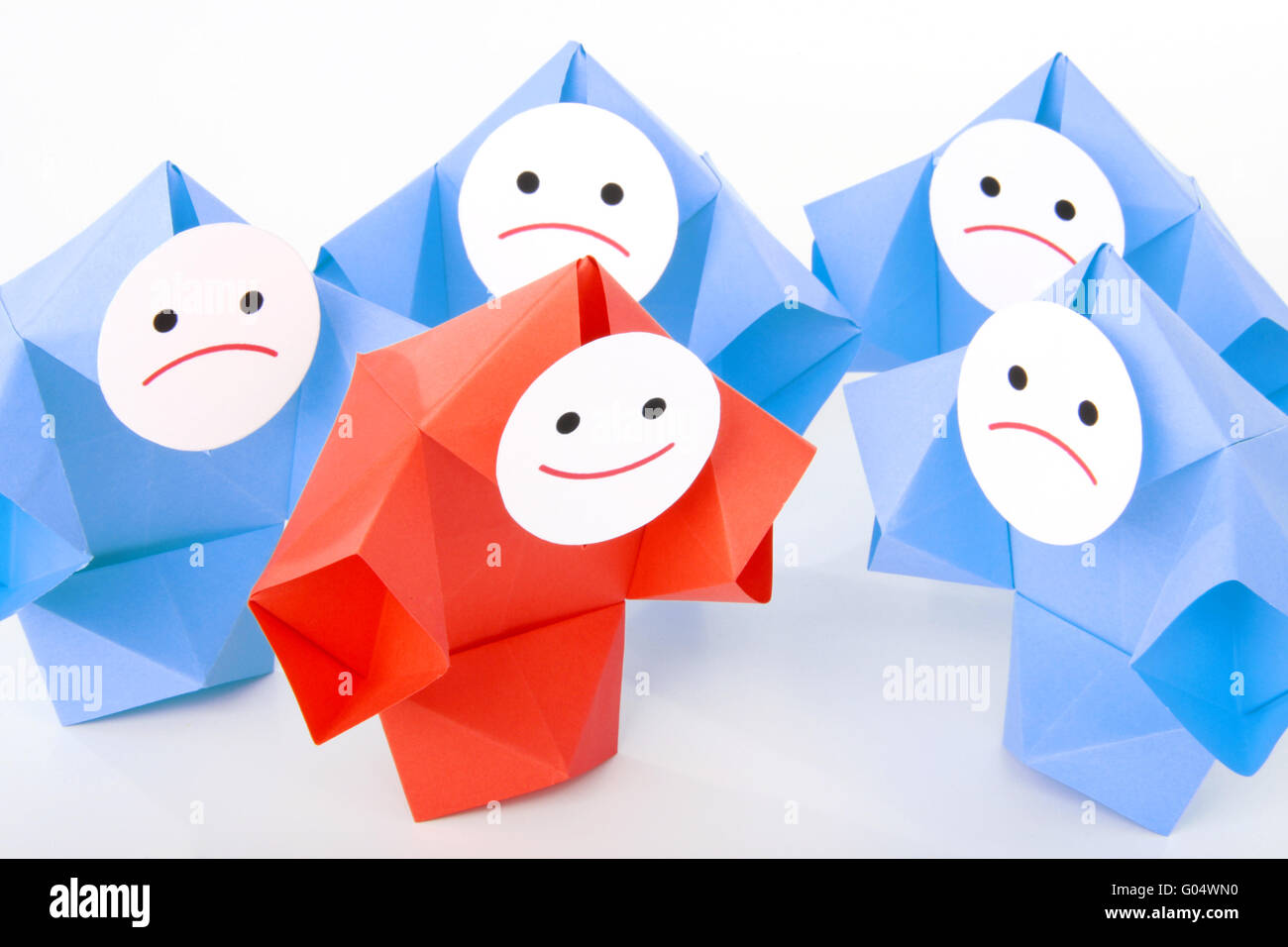 Conceptual image of teamwork / social interaction Stock Photo