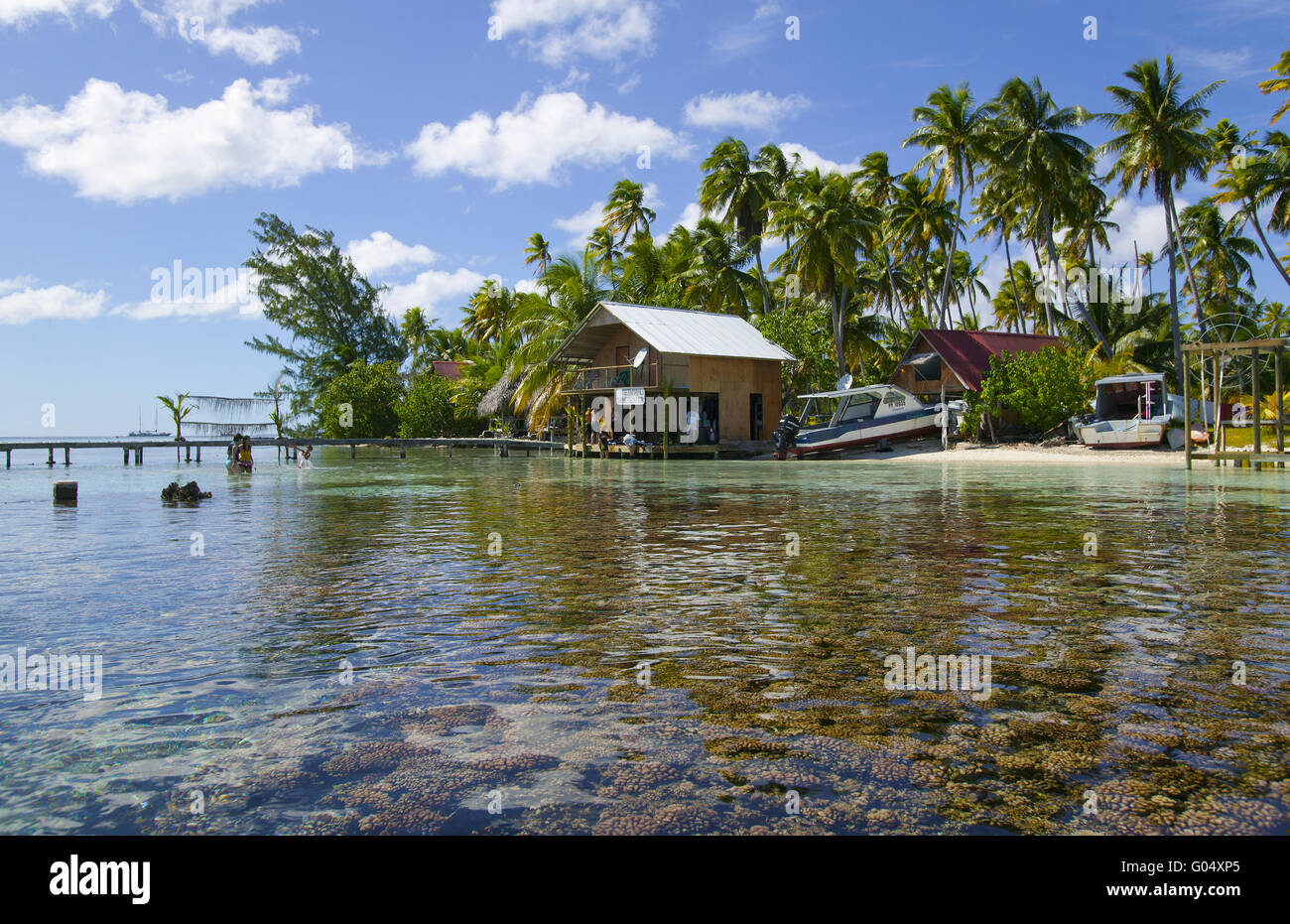 Fakarava Atoll, Tuamotus Stock Photo - Alamy