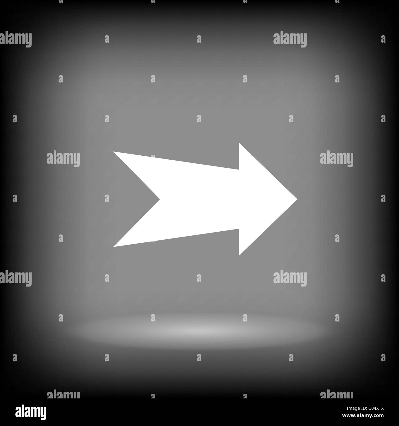 Arrow icon. Vector concept illustration for design. Eps 10 Stock Vector ...