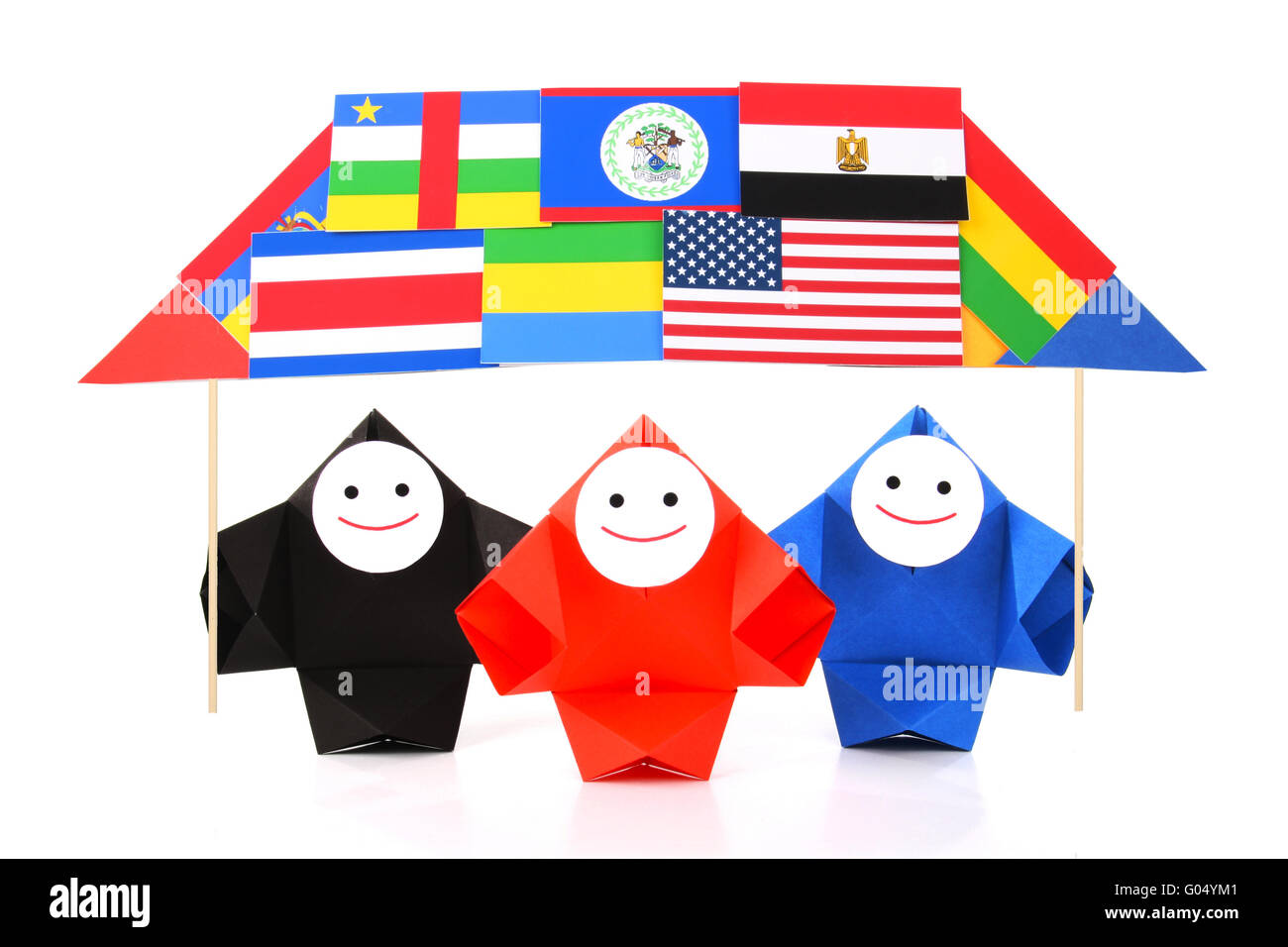 International relations and cooperation metaphor Stock Photo Alamy